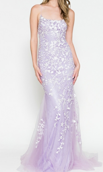 COPY - Lace fitted embellished formal evening prom wedding evening dress - Picture 4 of 11